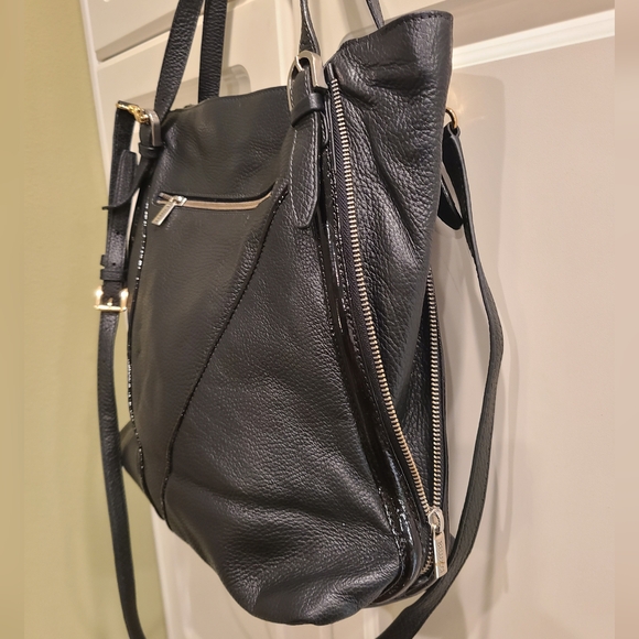 Bellucci Black Leather Large Handbag - Picture 3 of 7